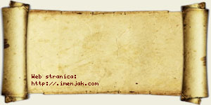 Jana Čičovački vizit kartica